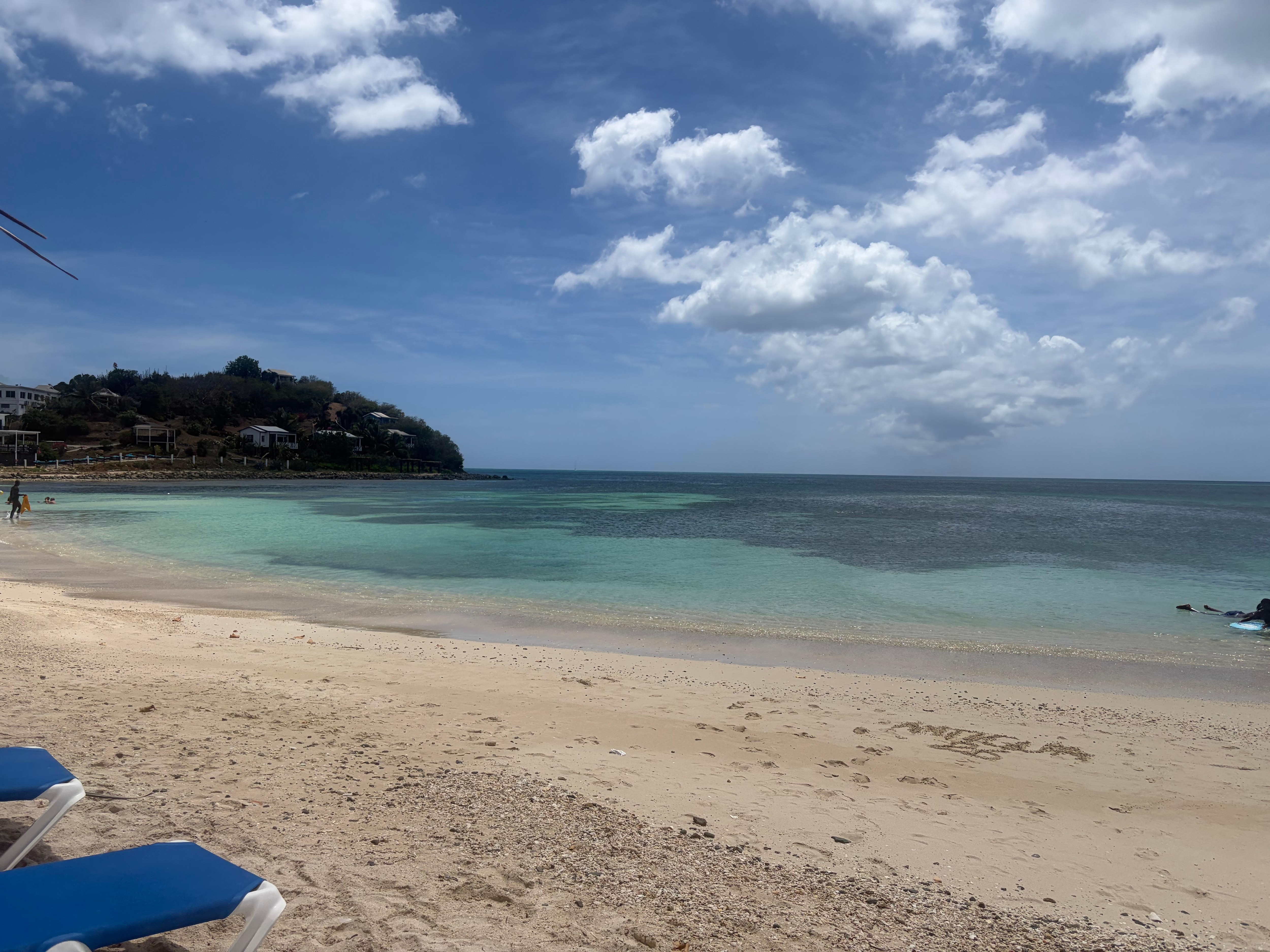 Beach is amazing and steps away 
