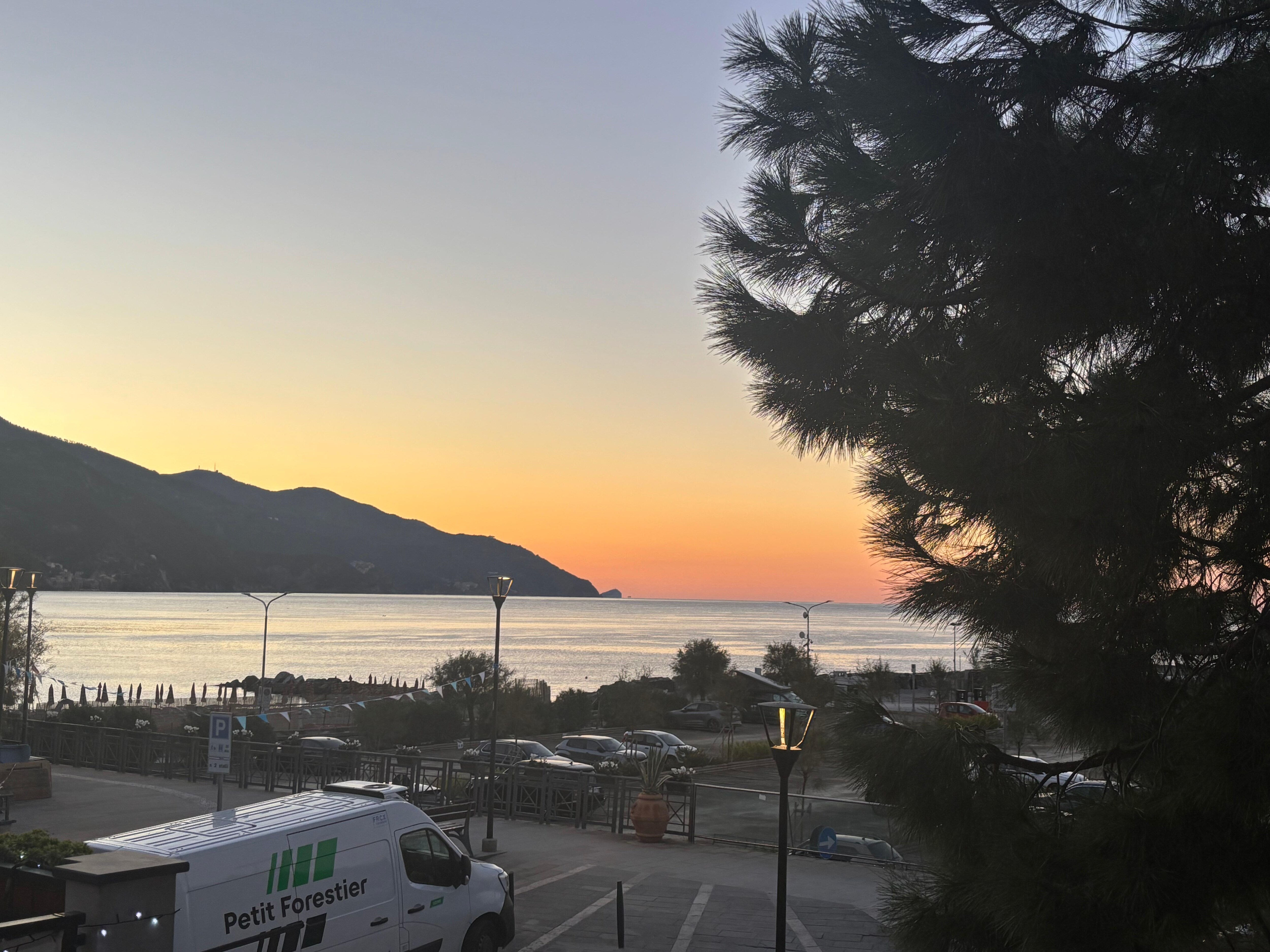 View from our balcony 