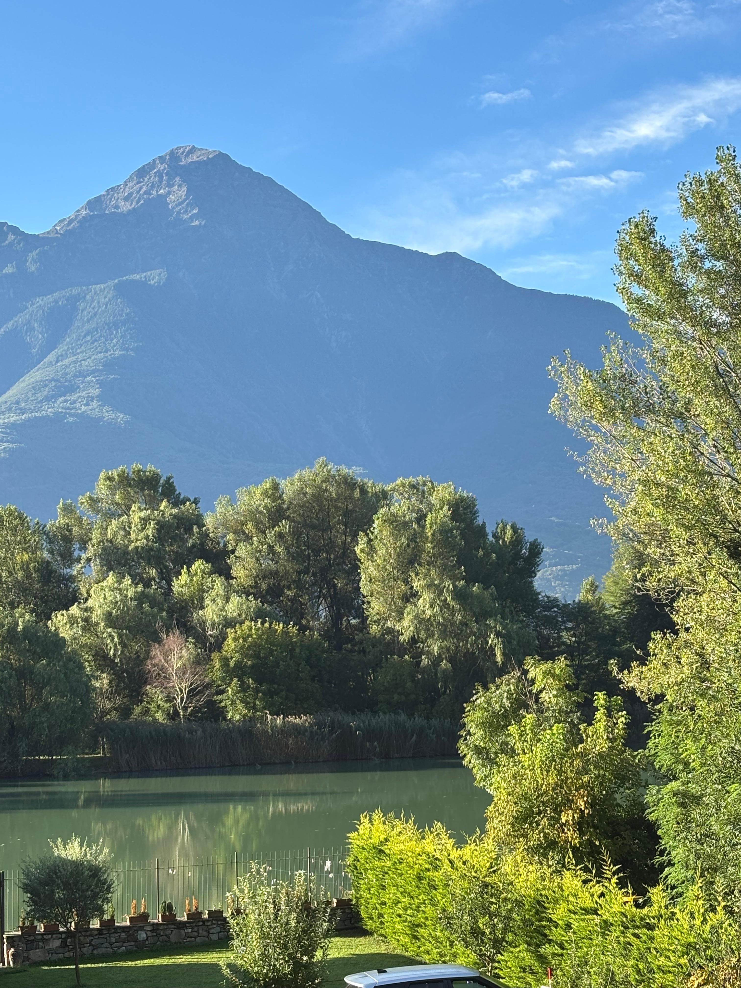 View from one of the bedroom terraces, lovely to wake up to.