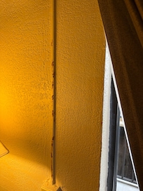 Rust on most metal objects in room