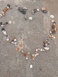 Love is everywhere ( found on the wall across the street)