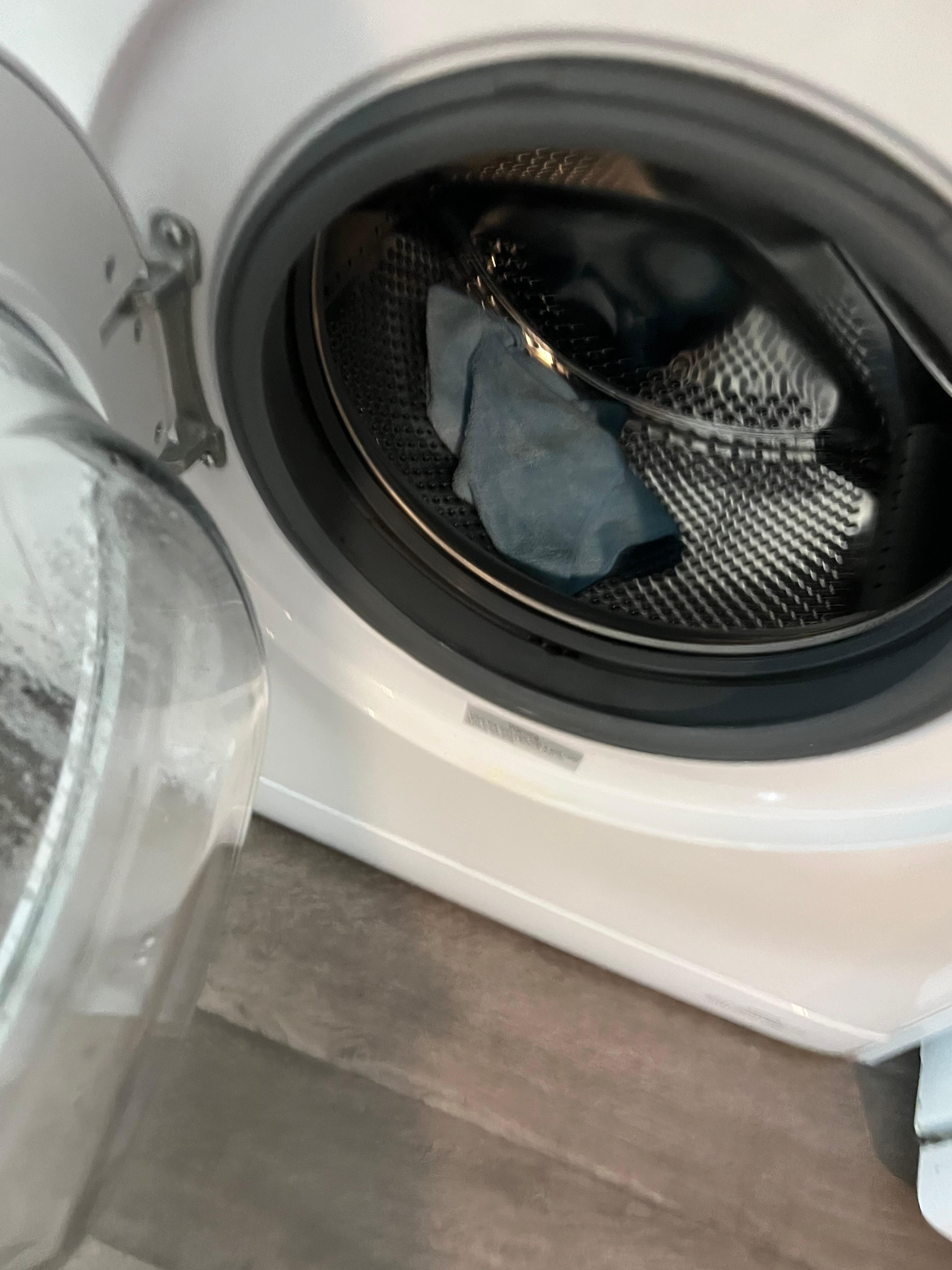 Found this in the washing machine, they must have expected I’d do it. 