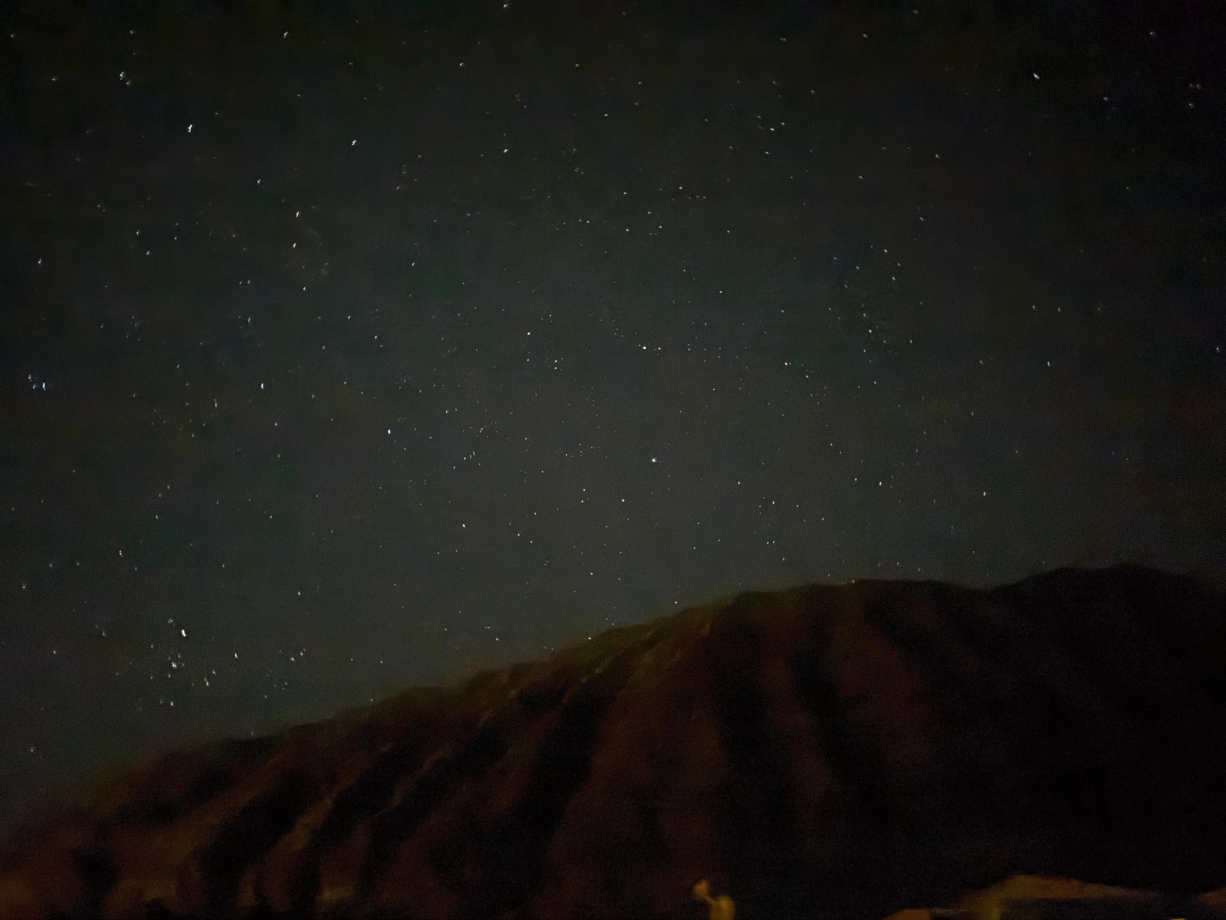 View from the backyard at night!!!!