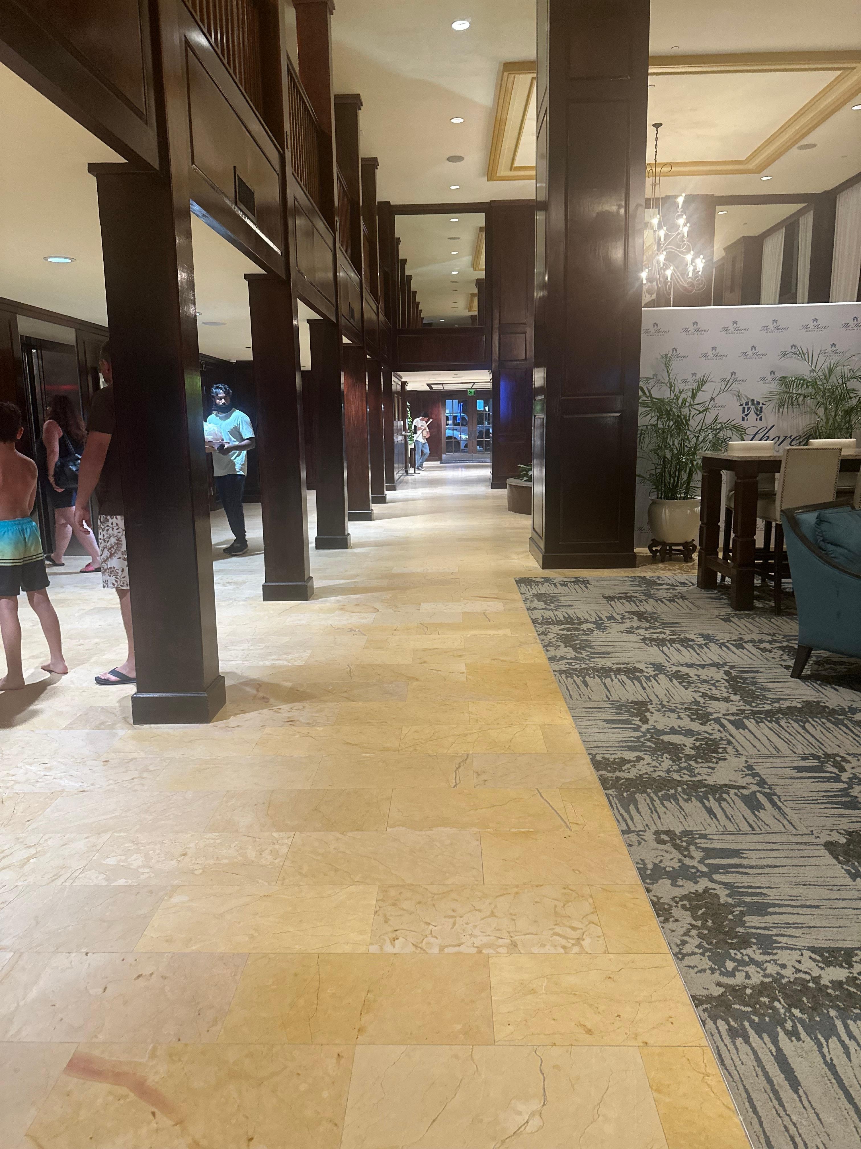 Part of the lobby