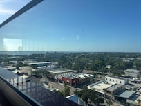 View from rooftop during breakfast