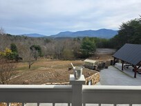 The back of the resort