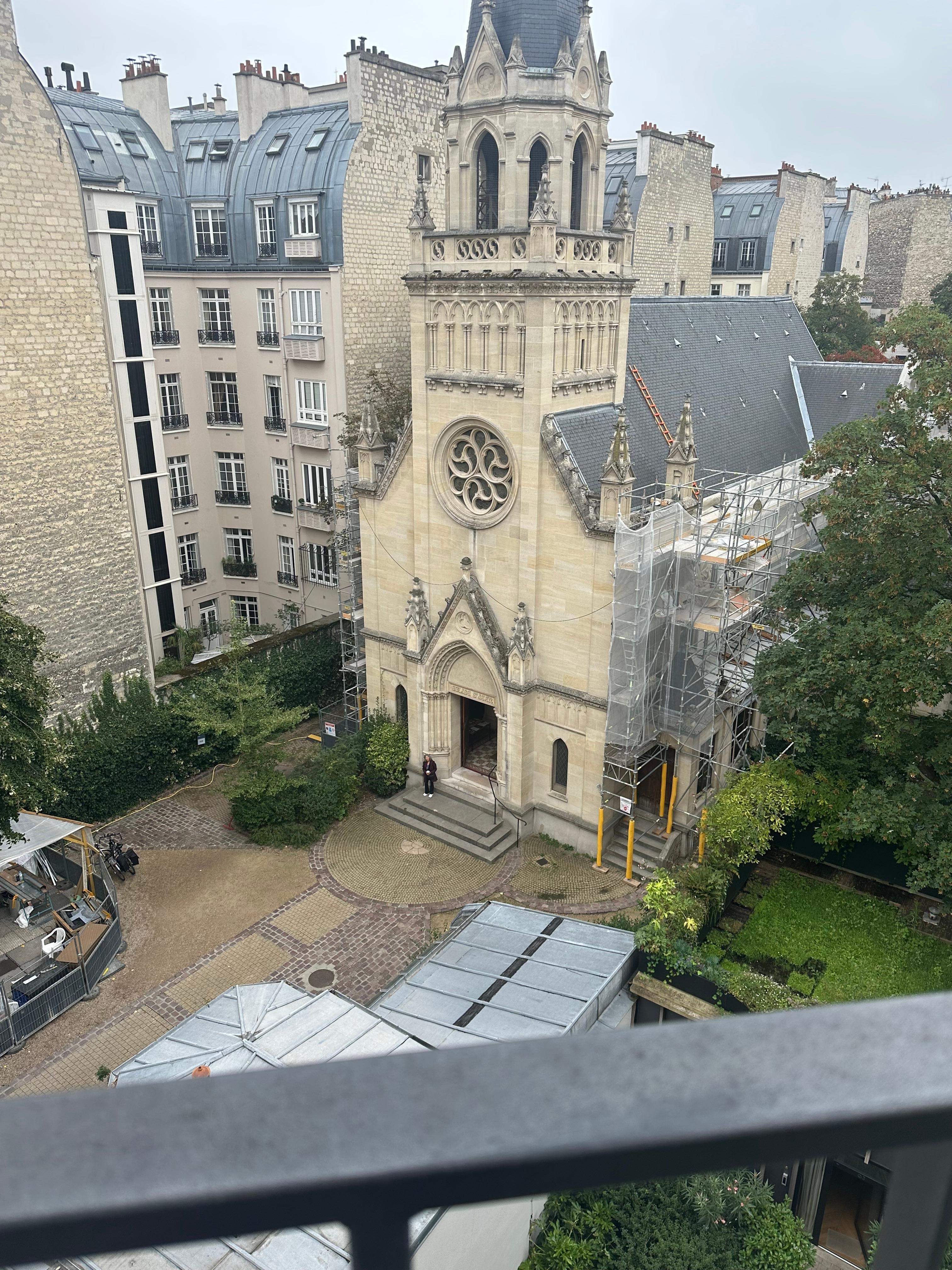  View from the balcony.