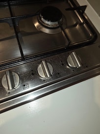 Fat and grease still on it, not cleaned