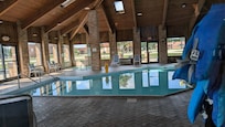 Nice pool, room, not too humid or cold.