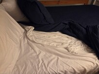 Slept in sheets