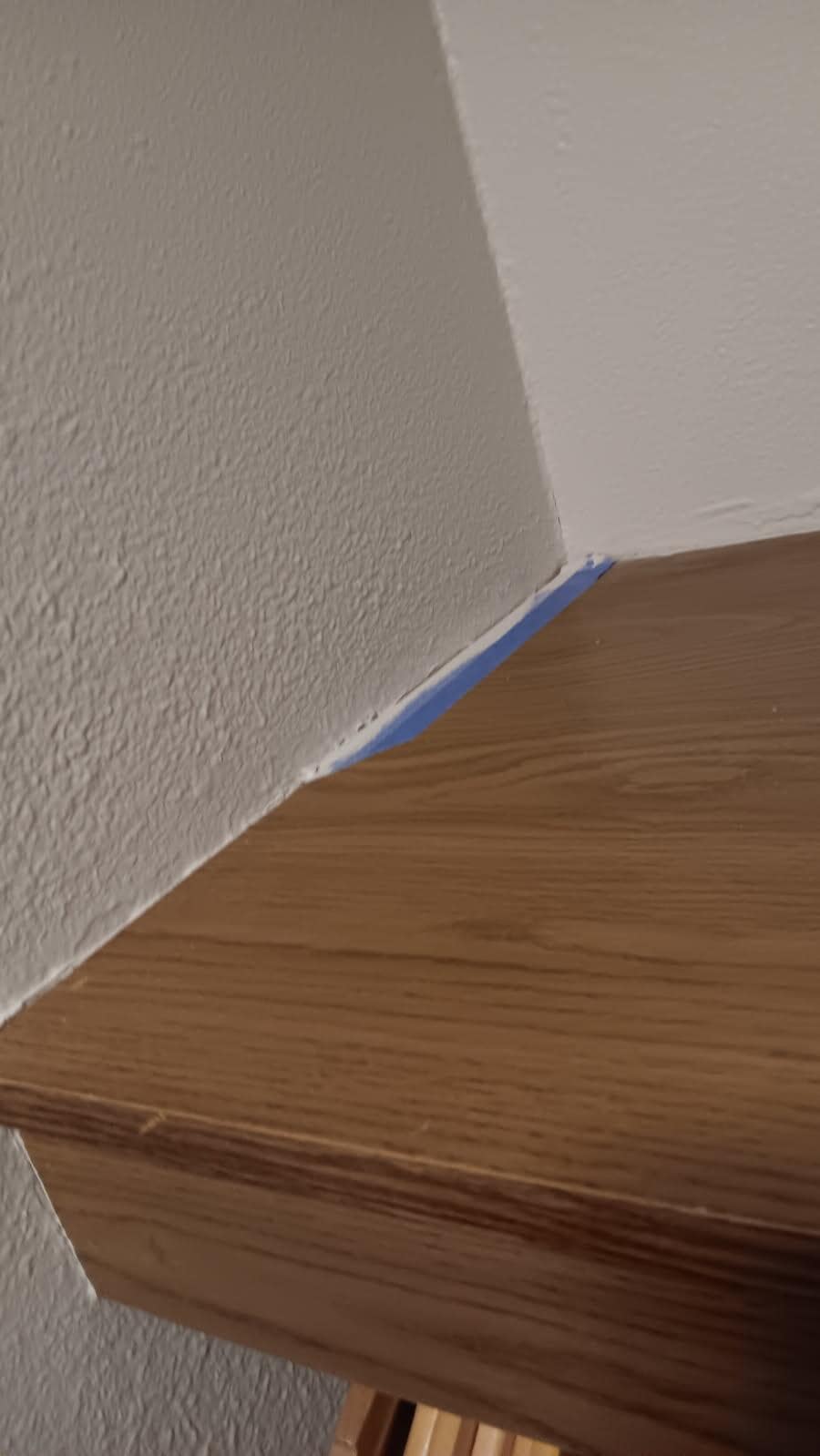 Unfinished work with Drywall dust all over