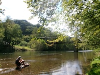 River, just a few minutes walk away from the home