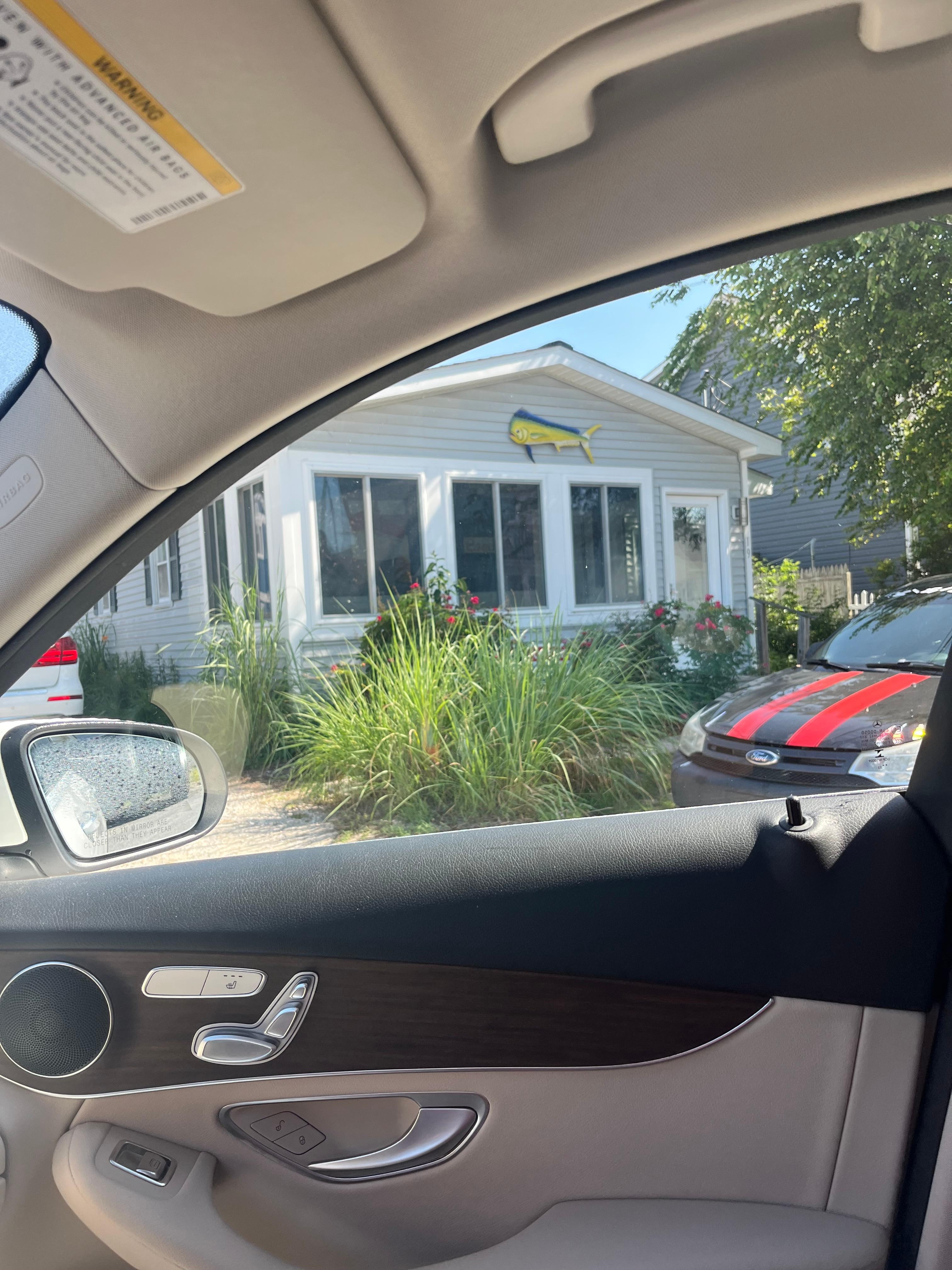 Out my window when leaving our vacation!  