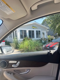 Out my window when leaving our vacation!