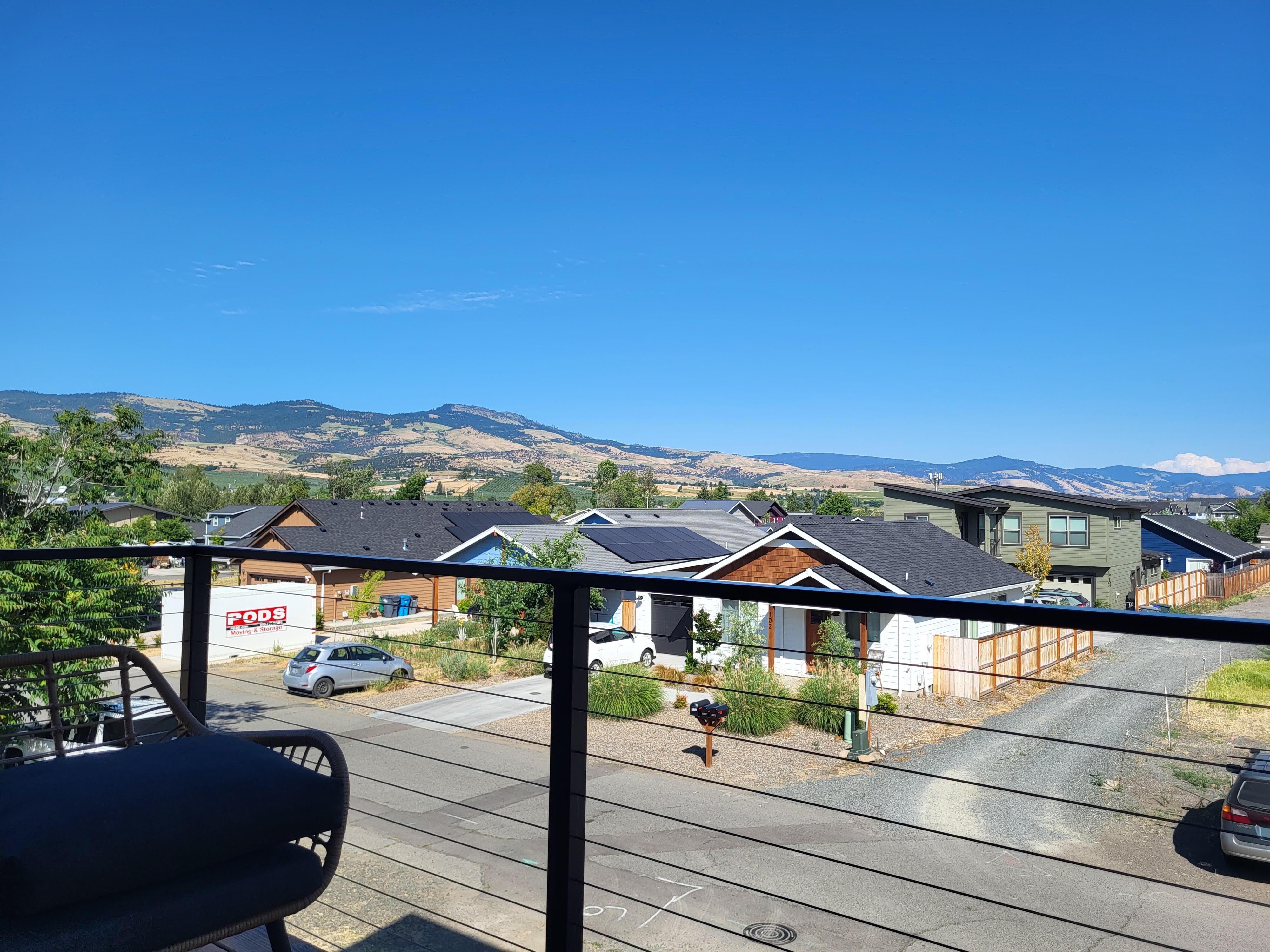 View from the deck