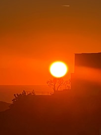 Sunset from balcony