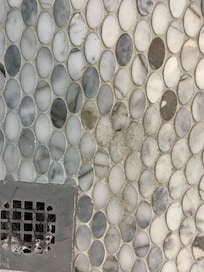 Master bathroom, the day we arrived the cleaner on the premises kept saying I don’t know what to tell you. The previous guest stayed later and destroyed the place and it was Easter Sunday and he couldn’t get anyone to come and help him.