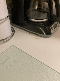 Kitchen countertops dirty coffee spots