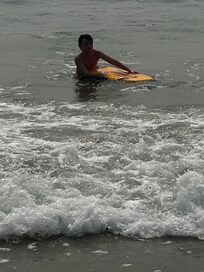 Beach down the road