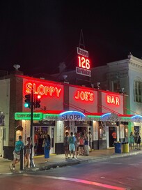 Sloppy Joes on Duval. 8 min walk from unit.