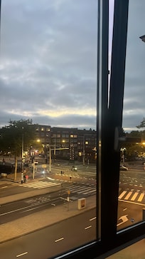 View at night, great bid window