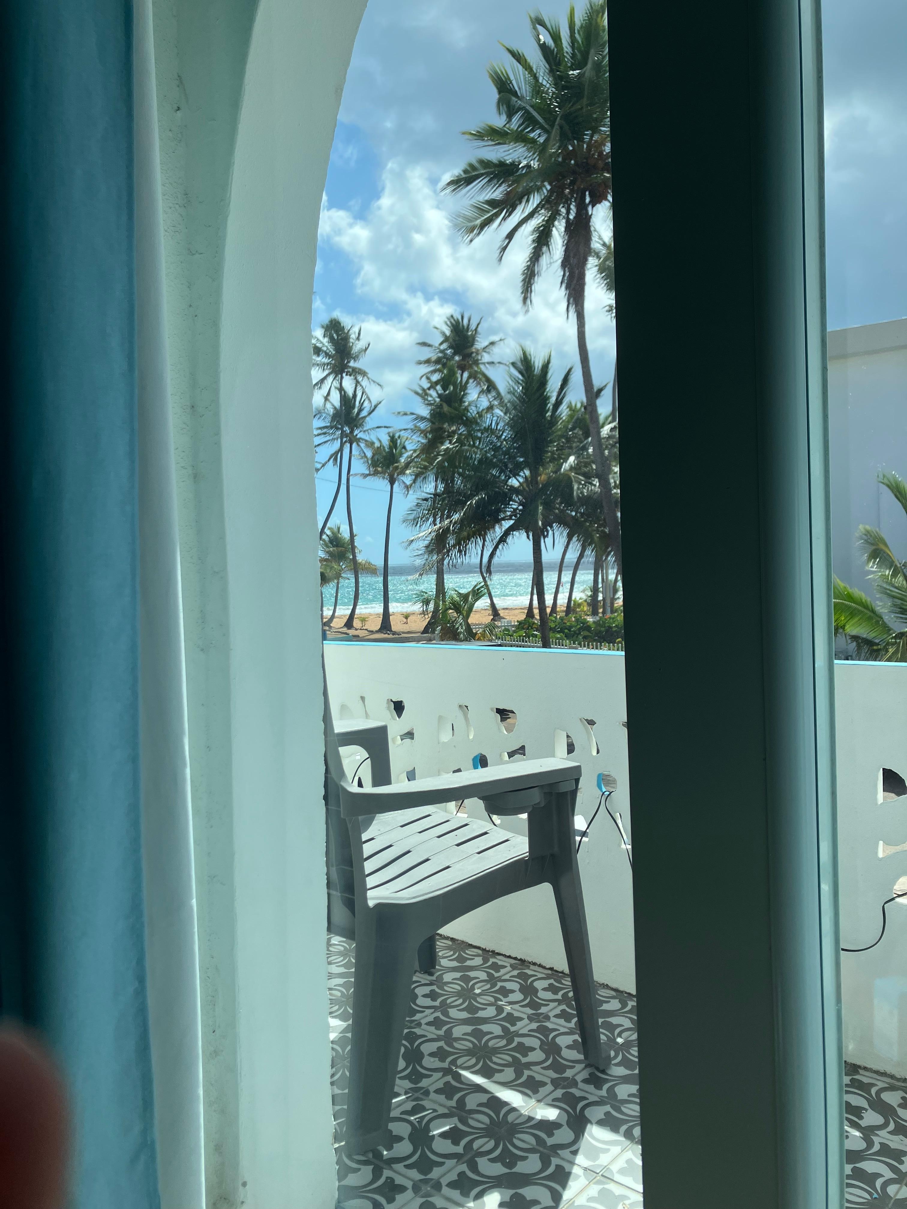 View from the bedroom.