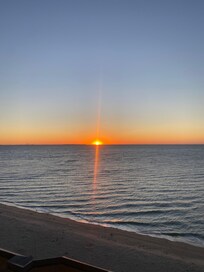 Sunrise picture taken from our balcony.