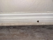 Dirty baseboards