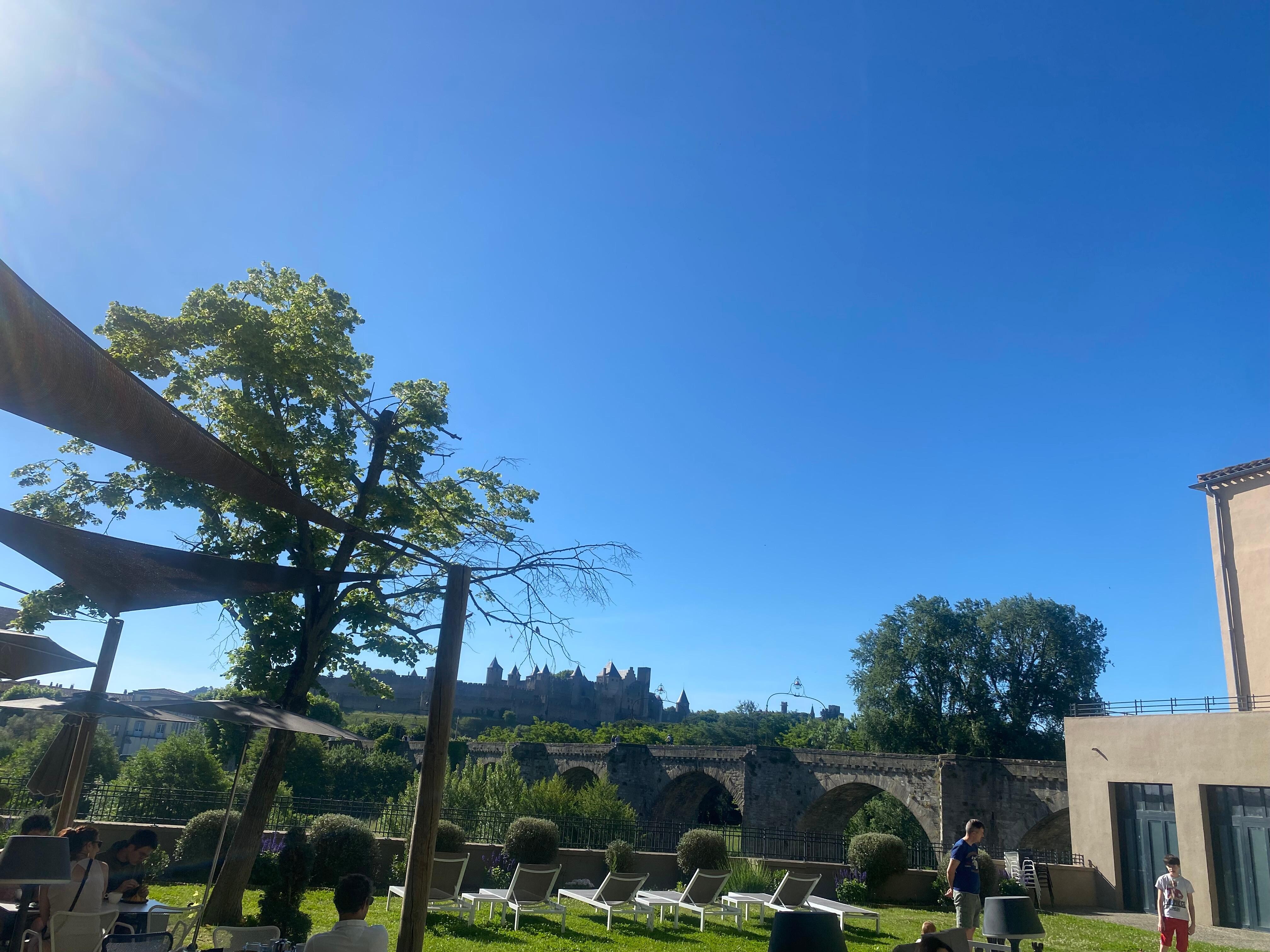 View from breakfast terrace