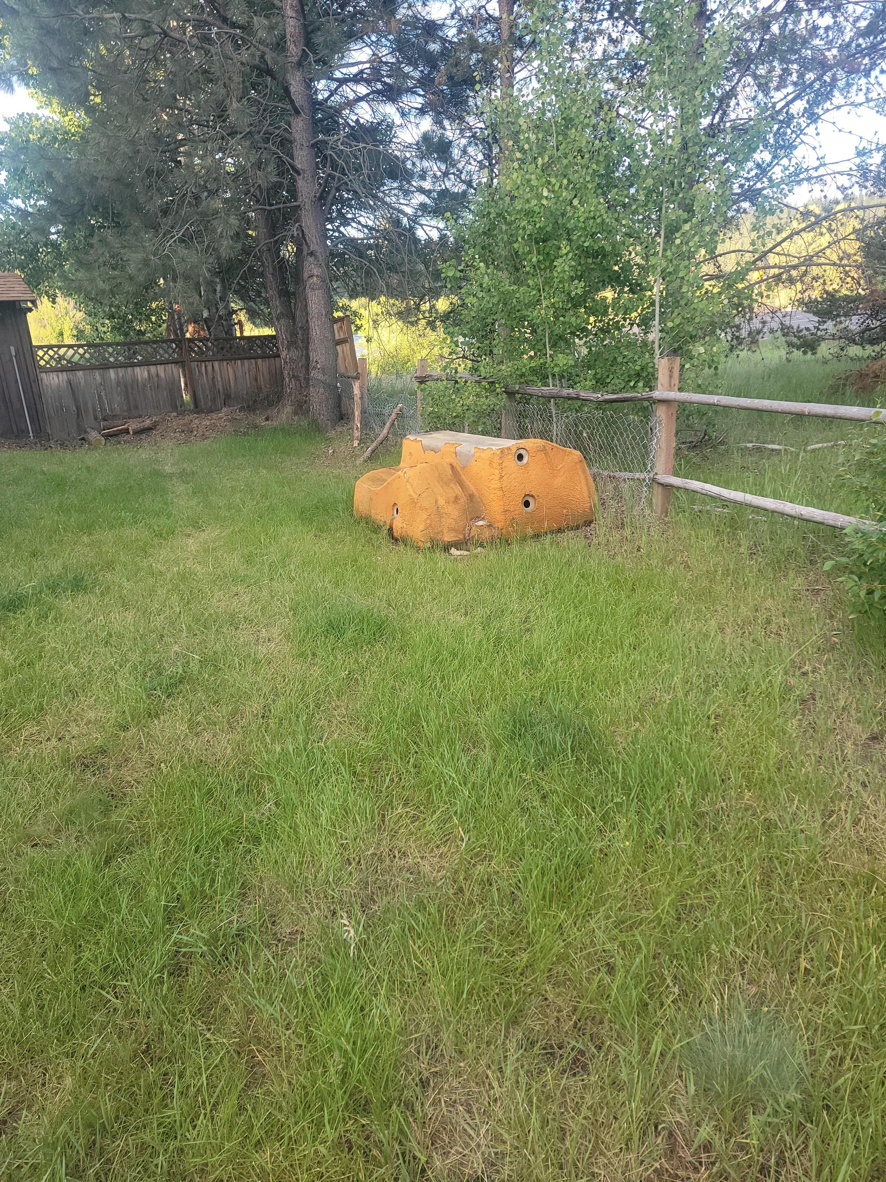 Even More Yard Art - abandoned jacuzzi