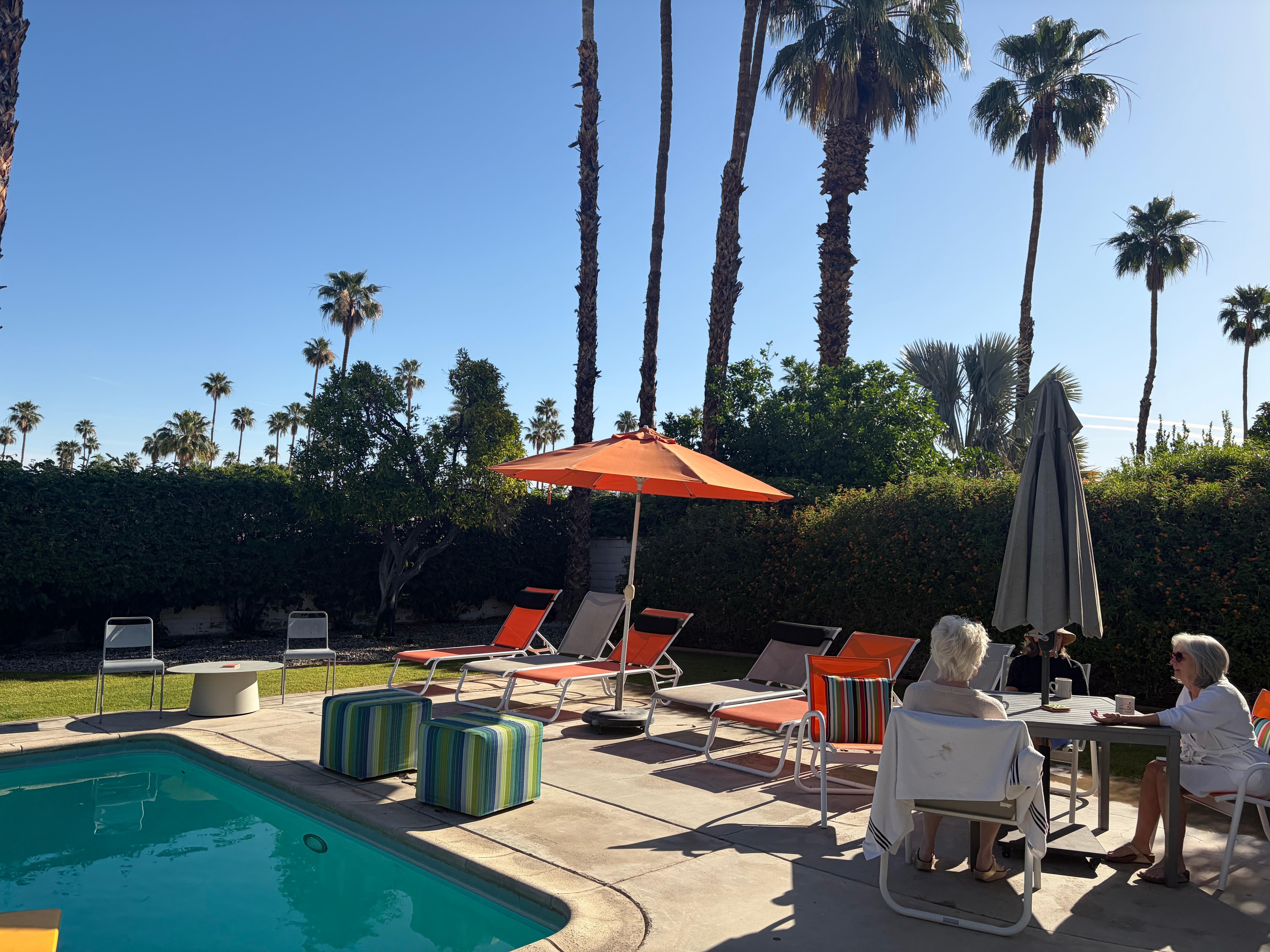 Relaxation by the pool