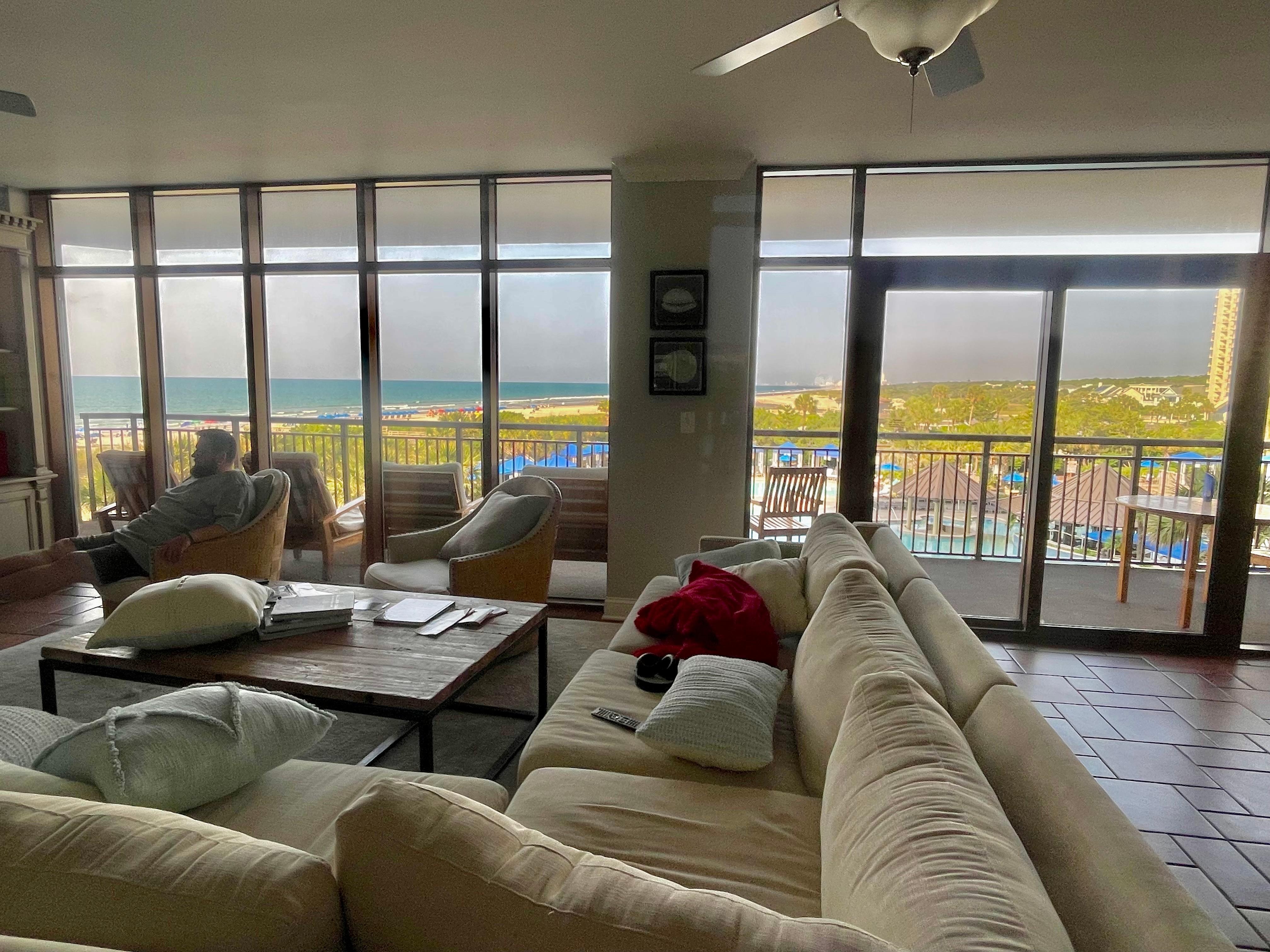 Beautiful floor to ceiling windows to enjoy the view