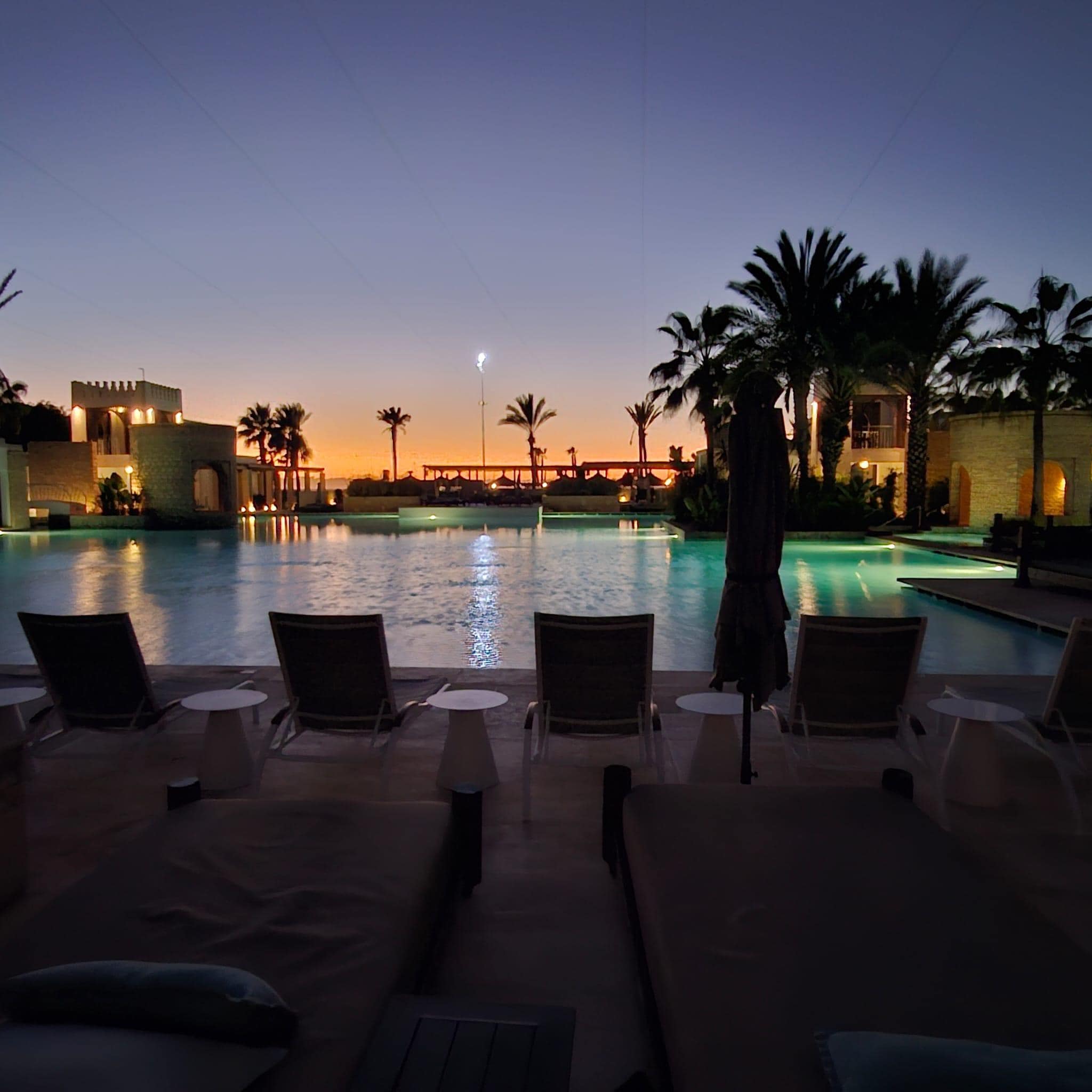 Gigantic pool. Cold though, end of October.