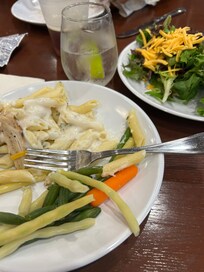 Complimentary heavy appetizers and drinks