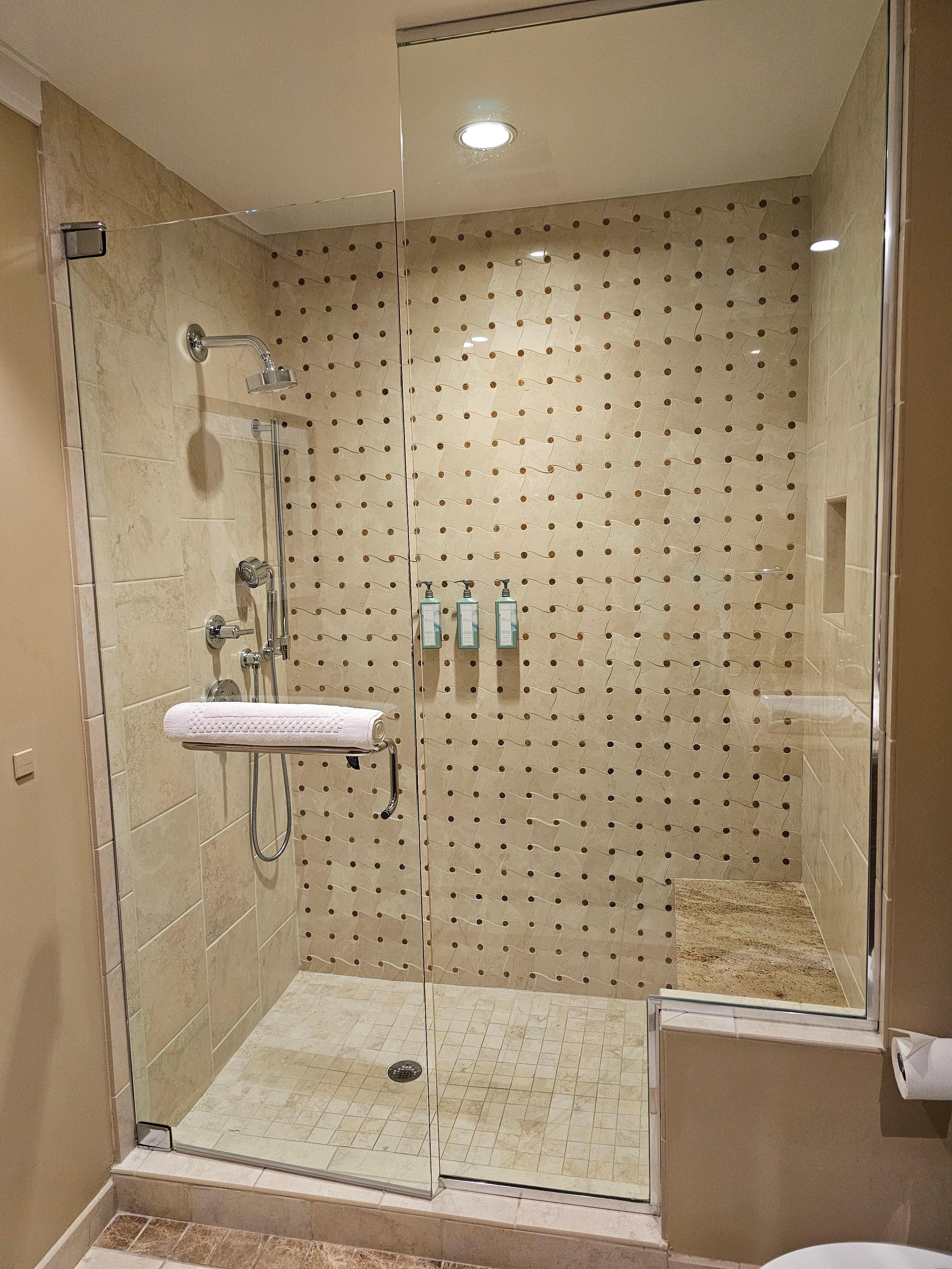 Extremely large shower
