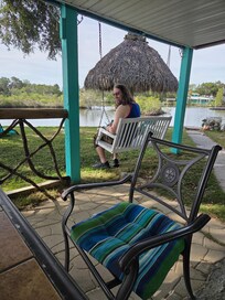 The view from the porch swing was so relaxing!