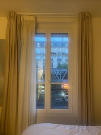 Vista hacia el metro.