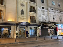Hotel right on Tram Line