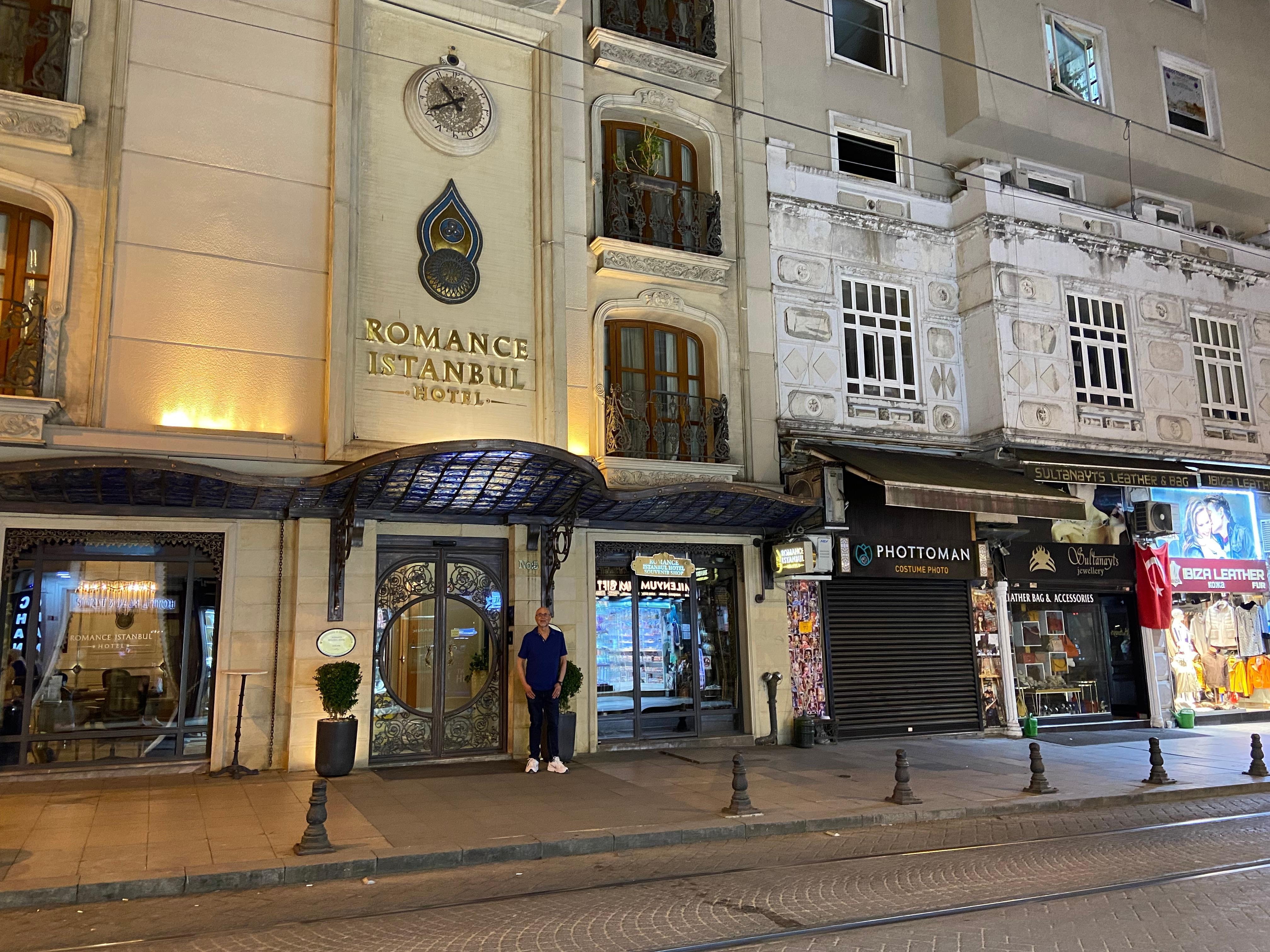 Hotel right on Tram Line