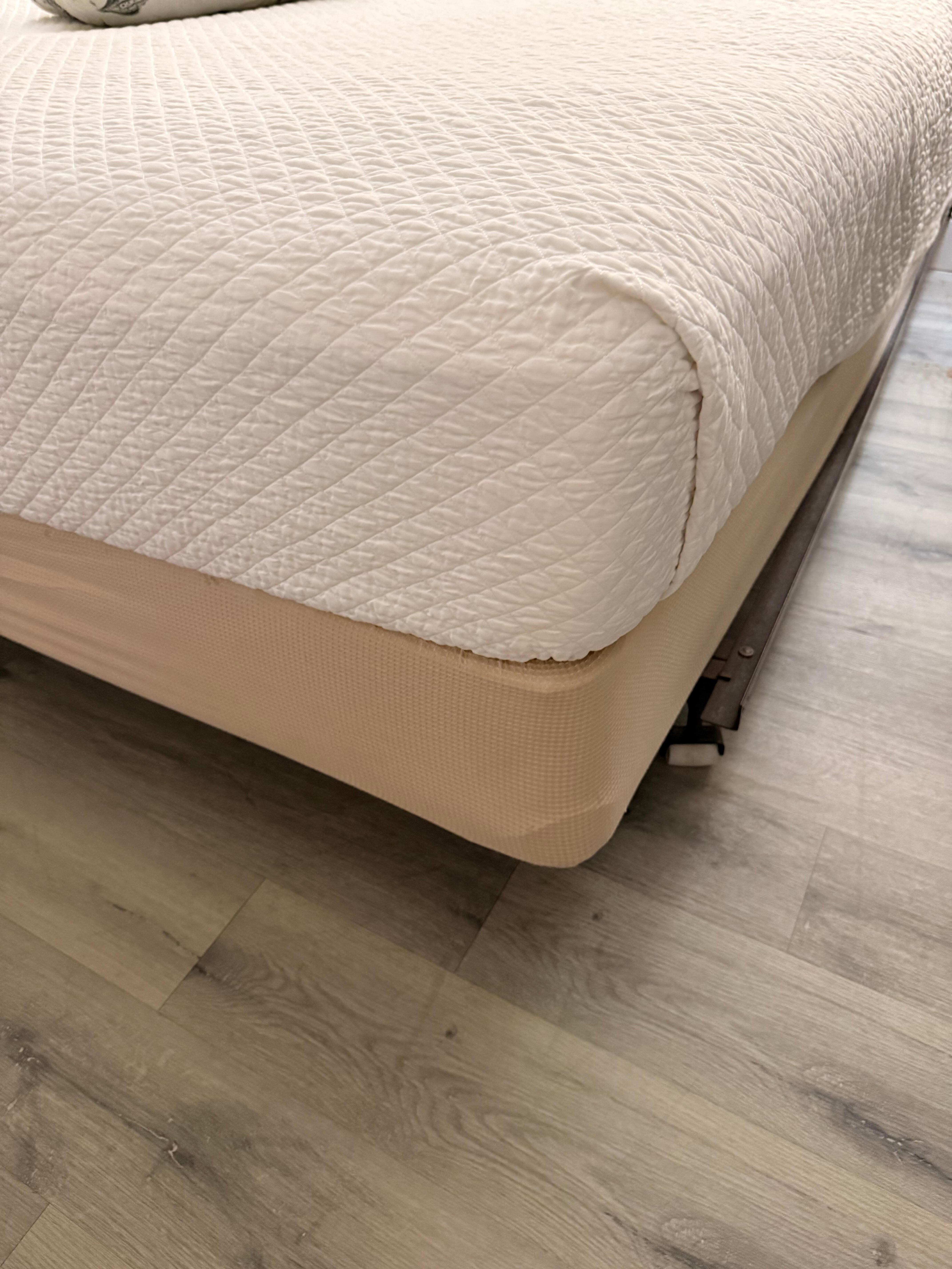 Floors were stained and had to be swept