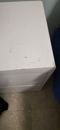 All of the furniture looked like this, beat up ratty and some moldy