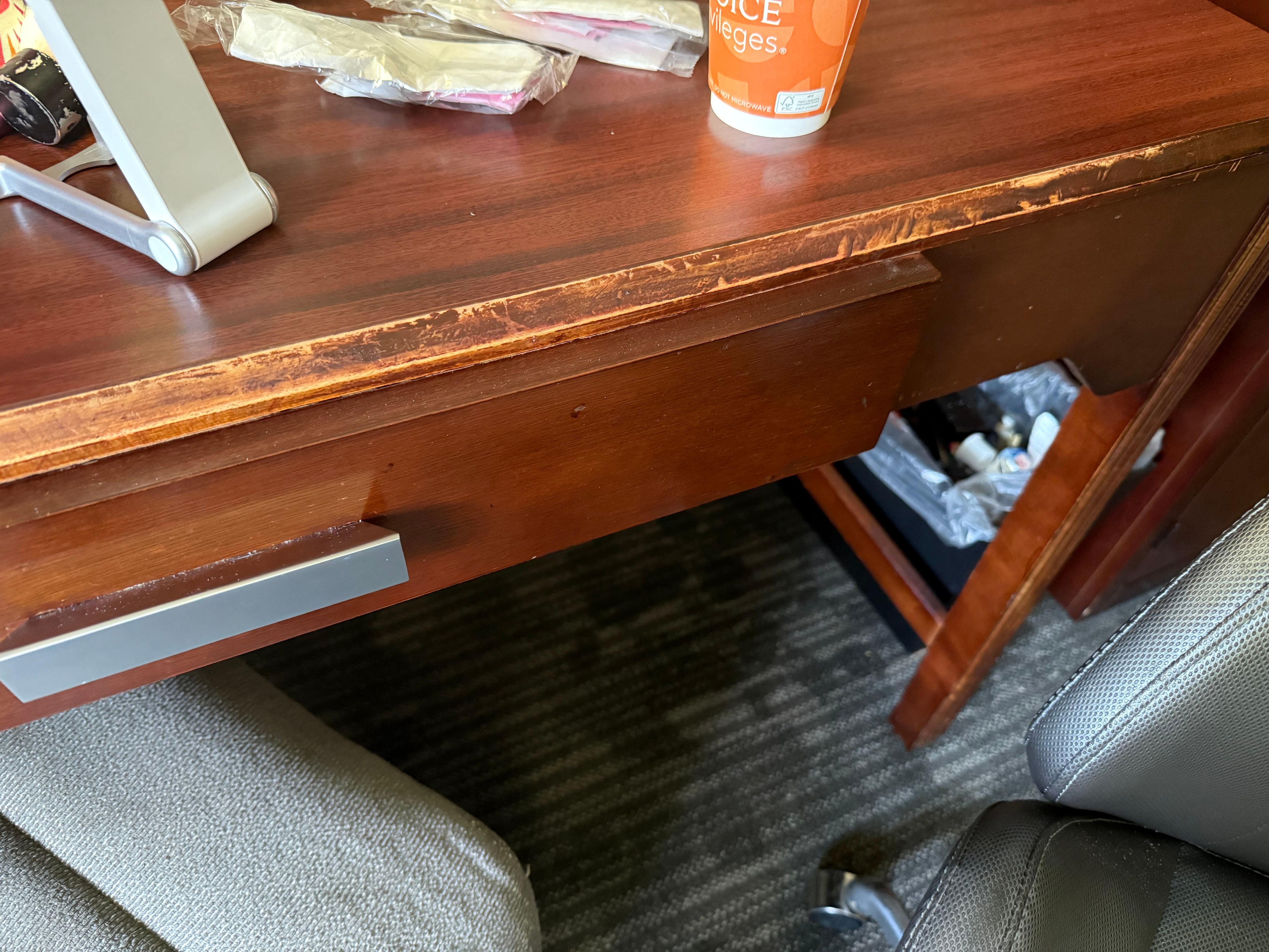 Furniture worn