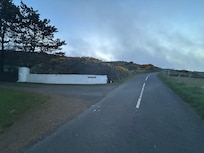 View of where you pull into the property