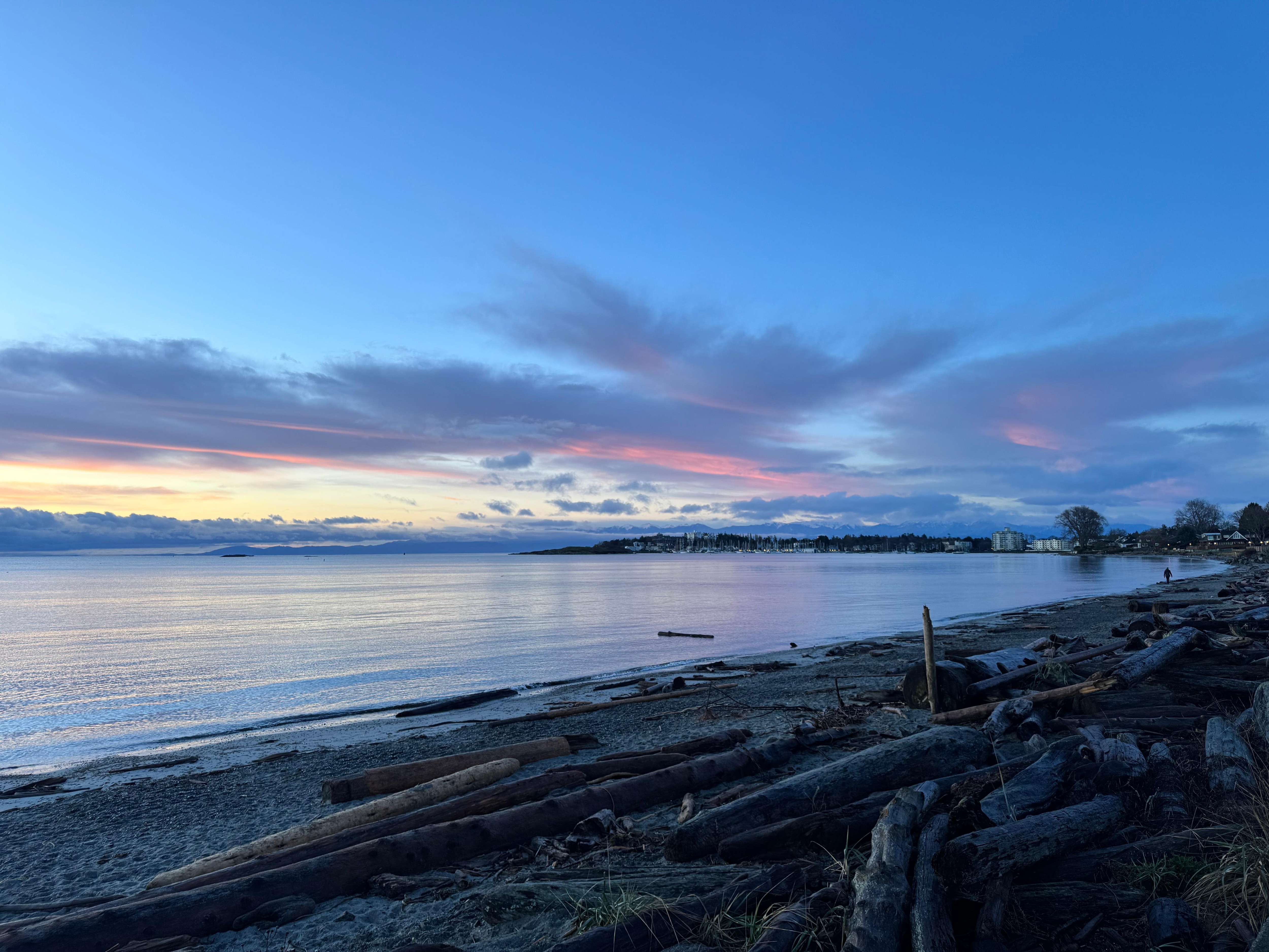 Sunrise in front of the home!