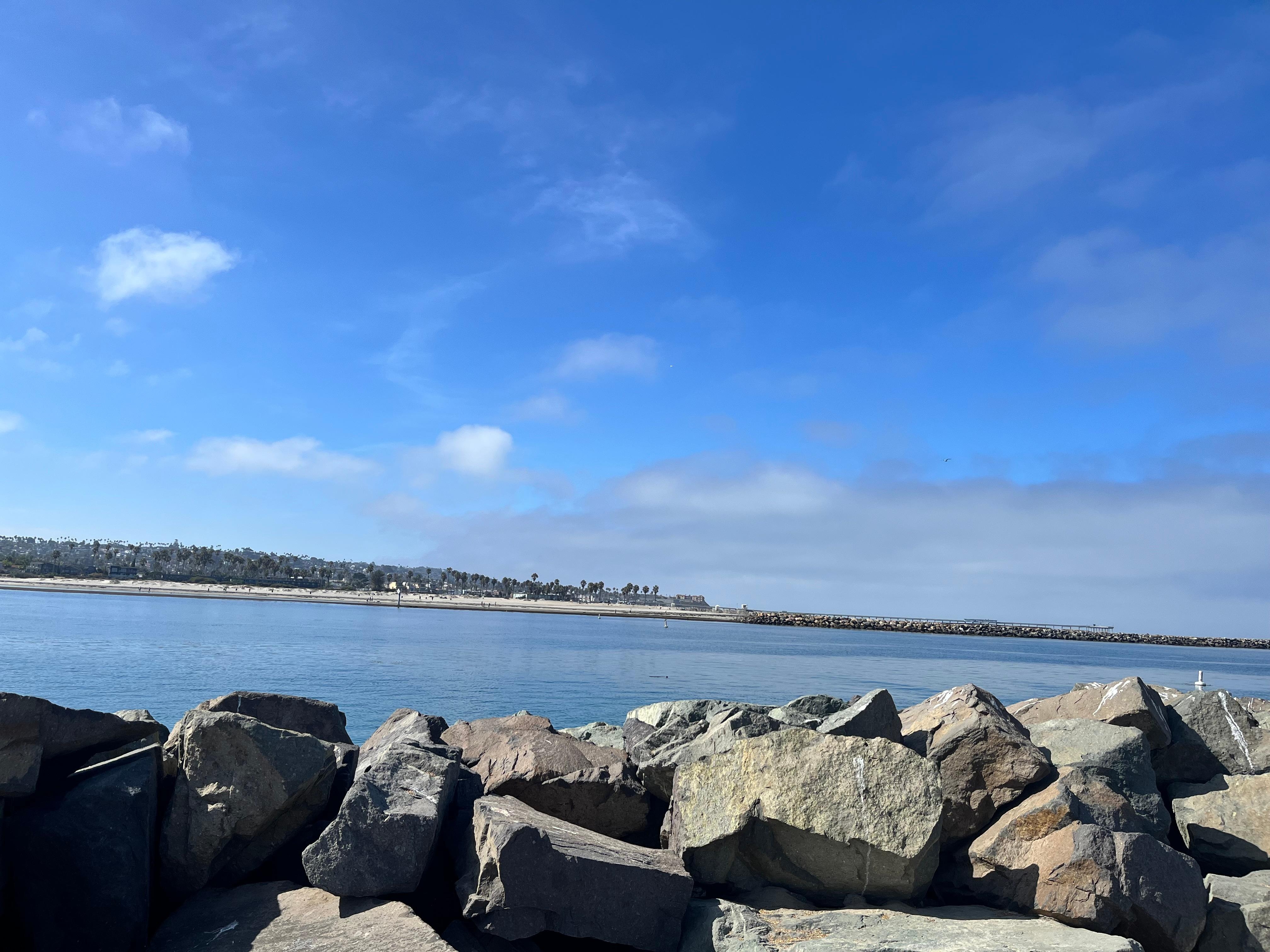 On our bike ride to Mission Point Park