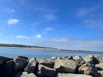 On our bike ride to Mission Point Park