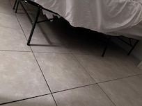 Metal bedframe
