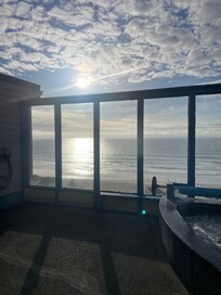 View from the hot tub