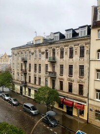 Blick aus unserem Hotelzimmer
