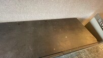 Furniture outside 4th floor elevator
